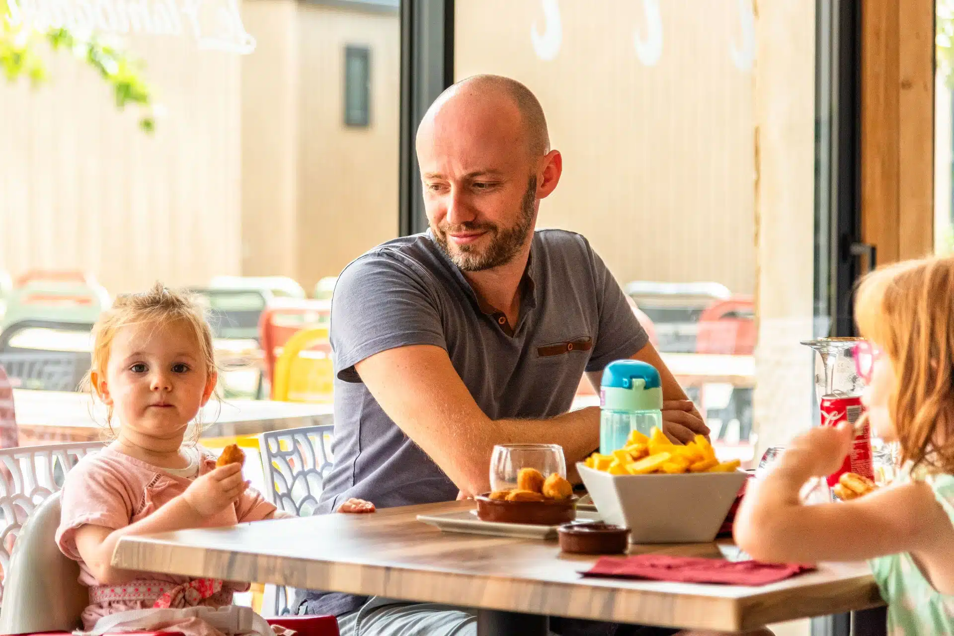 Repas en famille camping perpignan